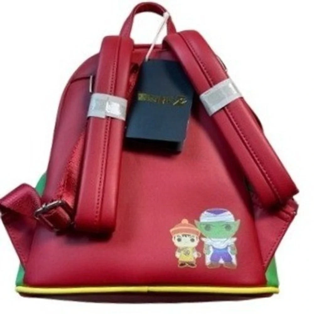 Loungefly Dragon Ball Z Gohan Piccolo Funko Pop Mini Backpack Red Green New